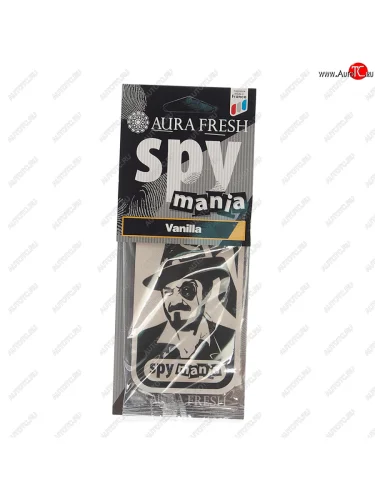 Ароматизатор подвесной картонный (vanilla) Spy Mania AURA FRESH AURA FRESH 23105