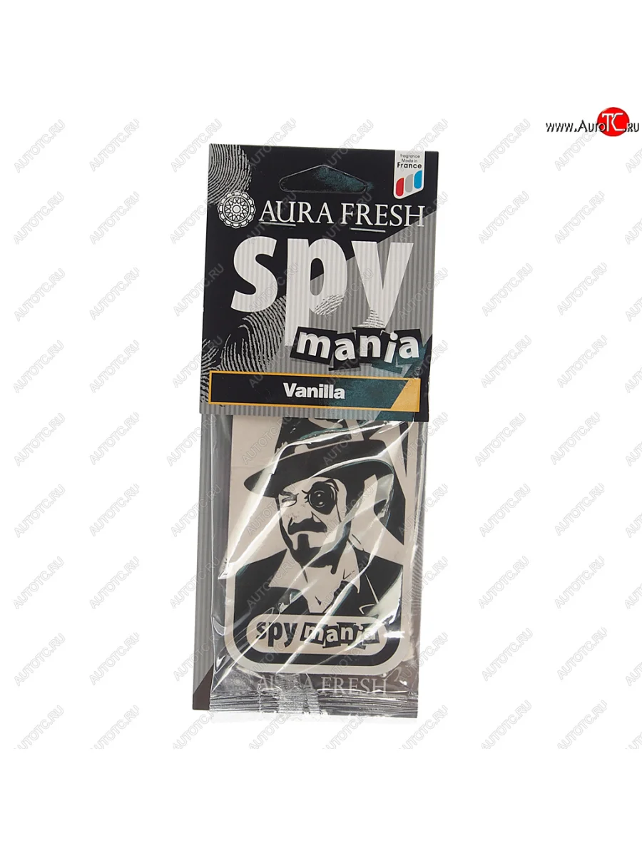 Ароматизатор подвесной картонный (vanilla) Spy Mania AURA FRESH AURA FRESH 23105  в Самаре Самарской области