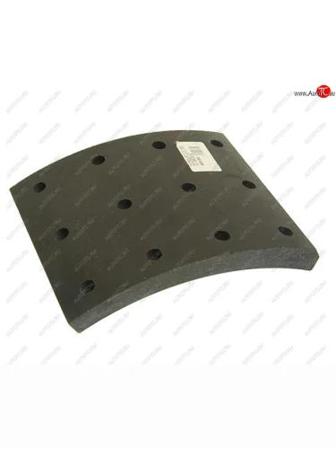 Накладка тормозной колодки ПАЗ-3204 (-14) сверленая Wшир.=160мм;Lдуги=183мм;hтолщ.=18,513мм ТИИР ТИИР 231.3002110-20