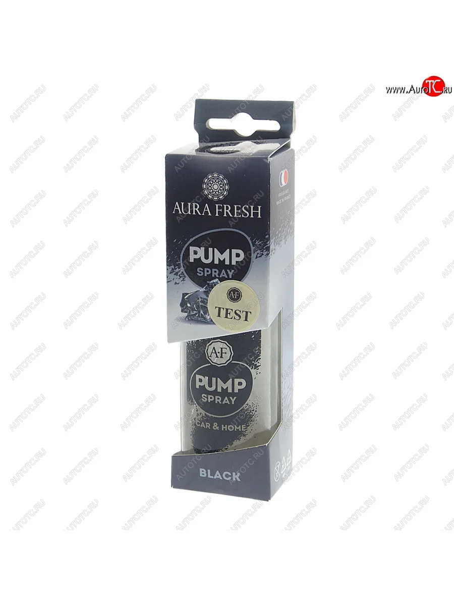 Ароматизатор спрей (black) 50мл Pump Spray AURA FRESH AURA FRESH 23359  в Самаре Самарской области