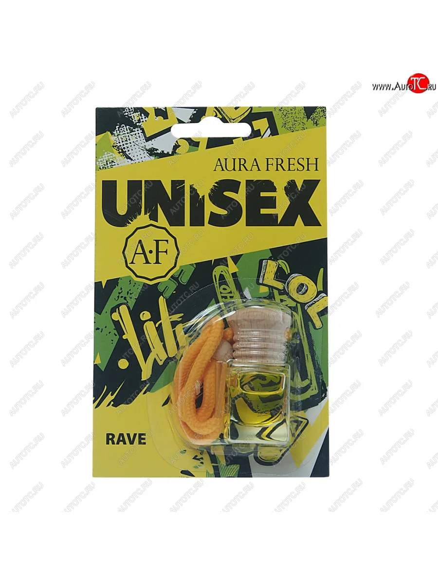 Ароматизатор подвесной жидкостный (rave) 6мл Unisex AURA FRESH AURA FRESH 23388  в Самаре Самарской области