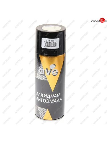 Краска 233 белая аэрозоль 520мл AVE AVE 233 ave