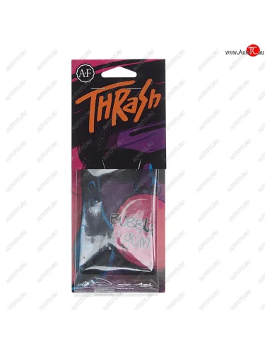 Ароматизатор подвесной пластина (Bubble Gum) Thrash AURA FRESH AURA FRESH 23406