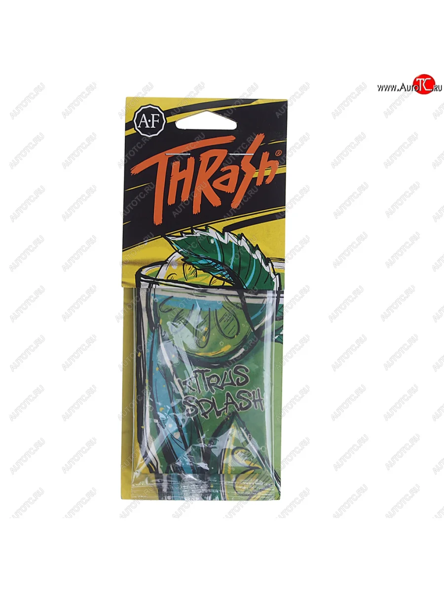 Ароматизатор подвесной пластина (Citrus Splash) Thrash AURA FRESH AURA FRESH 23410  в Самаре Самарской области