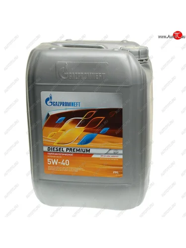 Масло дизельное DIESEL PREMIUM CI-4SLE7E5 5W40 псинт.20л17.6кг GAZPROMNEFT GAZPROMNEFT 2389901209