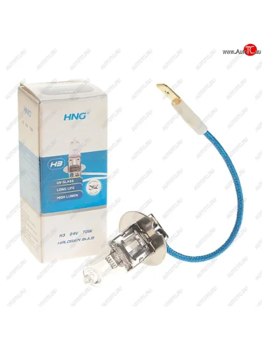 Лампа 24V H3 70W PK22s Long Life HNG HNG 24370