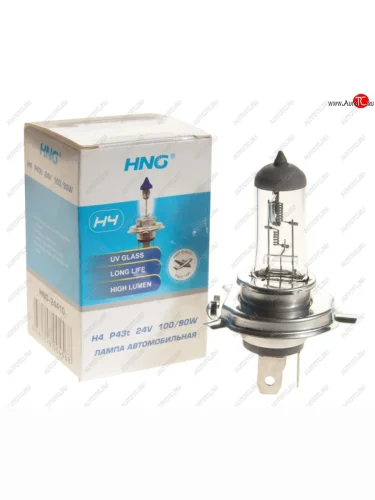 Лампа 24V H4 10090W P43t-38 Long Life HNG HNG 24410