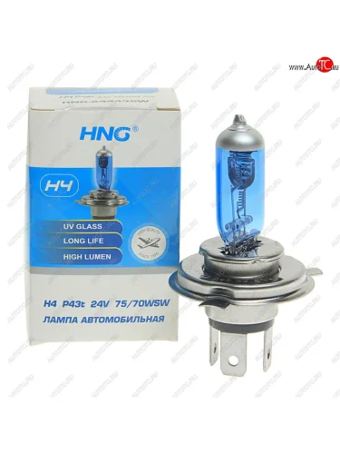 Лампа 24V H4 7570W P43t Super White HNG HNG 24443sw