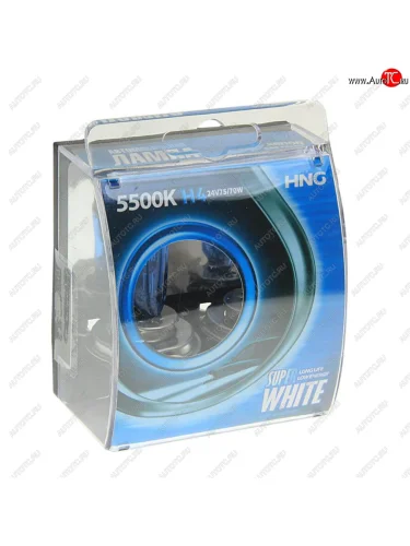 Лампа 24V H4 7570W P43t 5500К бокс (2шт.) Super White HNG HNG 24443sw2