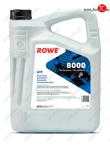 Масло трансмиссионное HIGHTEC ATF 8000 DEXRON IIIG синт.5л красное ROWE ROWE 25012-0050-99