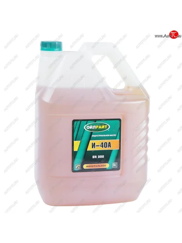 Масло индустриальное И-40А 10л OIL RIGHT OIL RIGHT 2595