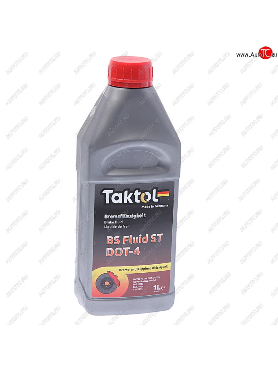 Жидкость тормозная DOT-4 1л TAKTOL TAKTOL 26012 с доставкой в г. Кемерово