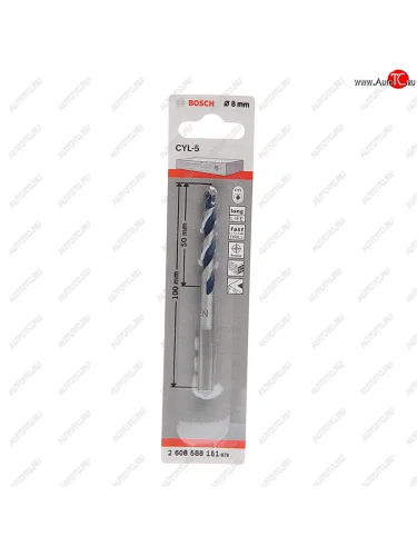 Сверло по бетону 8.0х100мм BOSCH BOSCH 2608588151