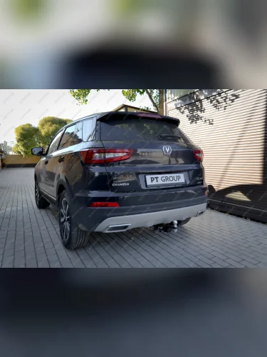 Фаркоп под съемный квадрат Petroil Tuning Changan CS55 (2017-2023) дорестайлинг, рестайлинг