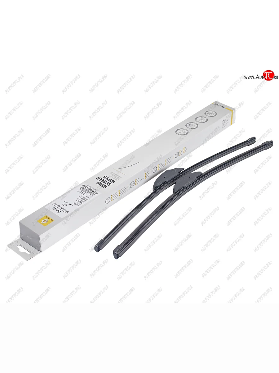 Щетка стеклоочистителя RENAULT Logan,Sandero ЛАДА Largus бескаркасная комплект OE RENAULT 288901158r  в Перми Пермском крае