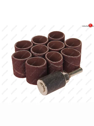 Бандаж наждачный с штифтом 18.7мм 10шт. для гравера STAYER STAYER 29918-h10