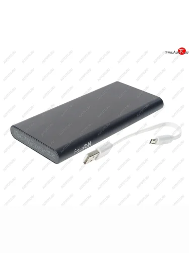 Аккумулятор внешний 10000мАч для зарядки мобильных устройств FAISON FAISON 2s black