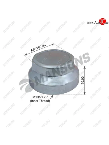 Крышка BPW (ЕСО) ступицы (10-12т) MANSONS MANSONS 300.079