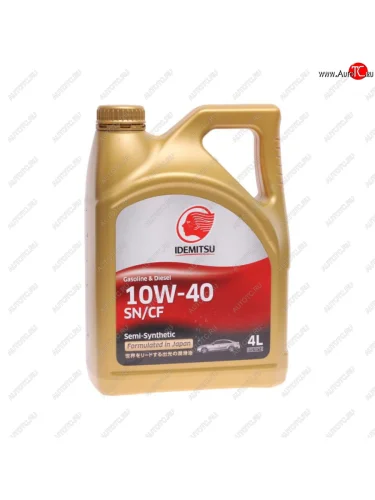 Масло моторное SEMI-SYNTHETIC SNCF 10W40 псинт.4л IDEMITSU IDEMITSU 30015049-746