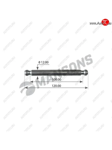 Палец BPW пружины колодки тормозной (12x120) MANSONS MANSONS 300.187