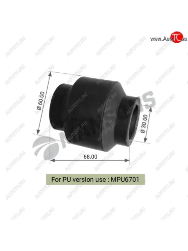 Сайлентблок BPW тяги реактивной (30х60х68) MANSONS MANSONS 300.321