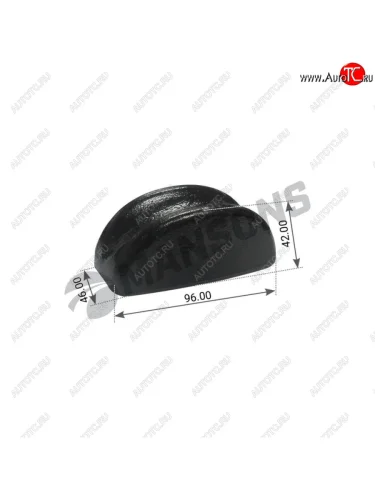 Сегмент BPW стремянки одинарный (балка d=95мм,для круглой стремянки) MANSONS MANSONS 300.403