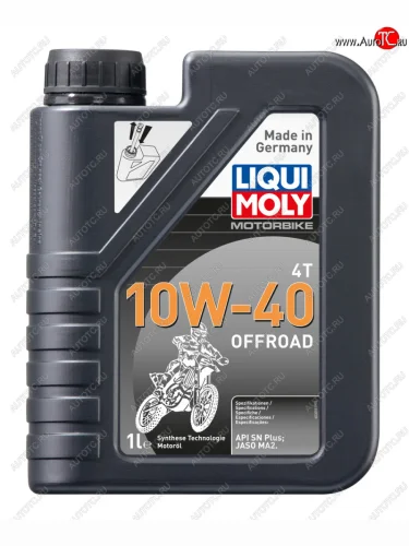 Масло моторное для 4-х тактных двигателей MOTORBIKE 4T OFFROAD 10W40 синт.1л LIQUI MOLY LIQUI MOLY 3055 LIQUI MOLY 3055