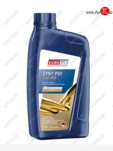 Масло моторное SYNT PDI SNCF 5W40 синт.1л EUROLUB EUROLUB 308001