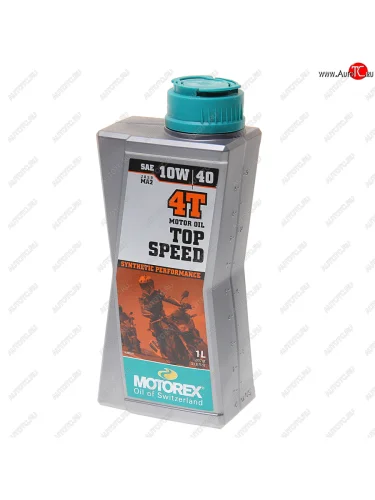 Масло моторное для 4-х тактных двигателей TOP SPEED 4T 10W40 синт.1л MOTOREX MOTOREX 308271