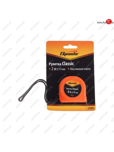 Рулетка 2м 13мм пластиковый корпус SPARTA SPARTA 31301