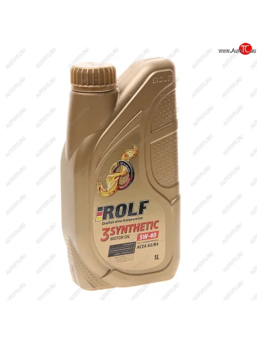 Масло моторное 3-SYNTHETIC A3/B4 5W40 синт.1л ROLF ROLF 322730 ROLF 322730
