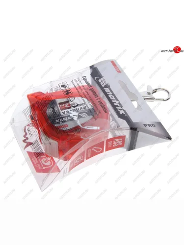 Рулетка 2м 16мм пластиковый корпус с карабином PRO MATRIX MATRIX 32595