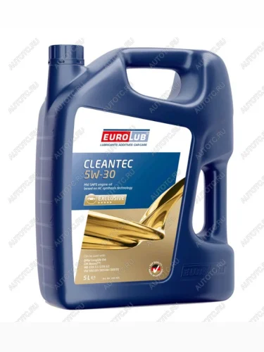 Масло моторное CLEANTEC SNCF 5W30 синт.5л EUROLUB EUROLUB 349005