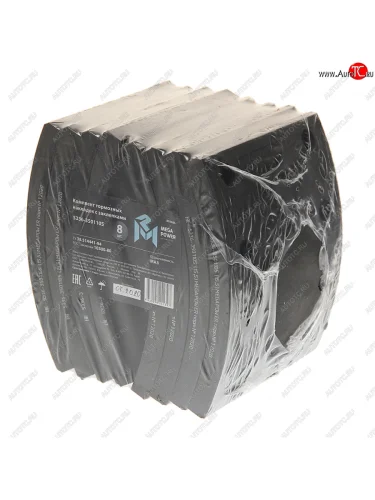 Накладка тормозной колодки МАЗ сверленая расточен. комплект 8шт. с заклепками MEGAPOWER MEGAPOWER 350-33-003