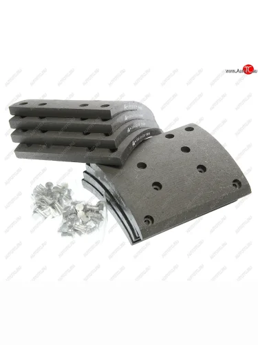 Накладка тормозной колодки MAN MERCEDES (410x223) стандарт 64 отв. 8x18  93059 (8шт.) MEGAPOWER MEGAPOWER 350-33-039