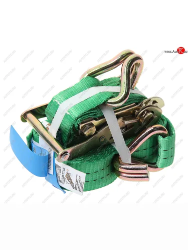 Стяжка крепления груза 2т 6м-35мм (полиэстер) с храповиком KR KR 35.10.1.0.(6000)