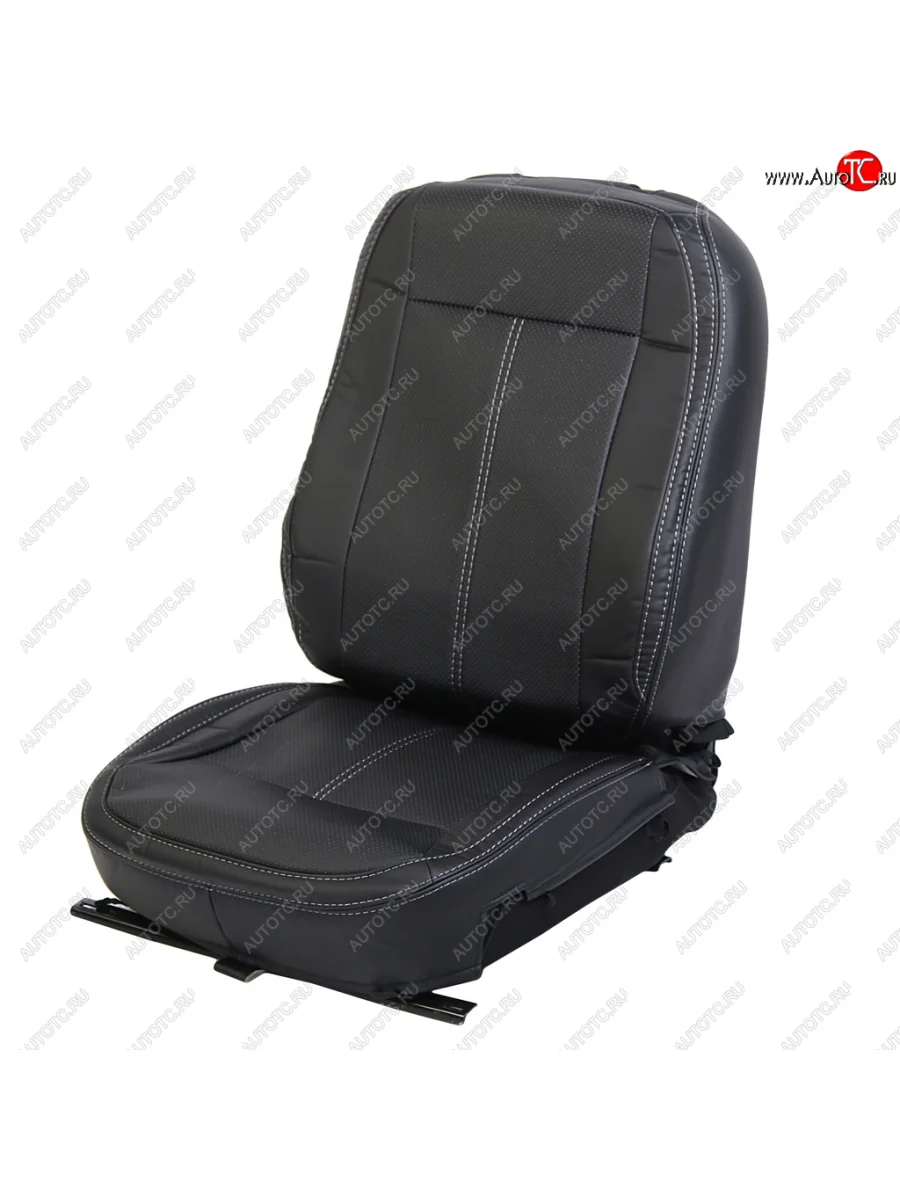 Авточехлы VW Polo Sedan (09-15) экокожа задняя спинка 40х60 черные,серая строчка CARFASHION CARFASHION 352118060604  с доставкой в г. Пермь