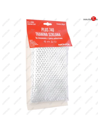 Стеклоткань PLUS 740 500гм2х0.5 кв.м NOVOL NOVOL 36014
