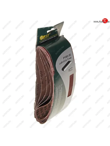Лента шлифовальная 75х533мм P180 5шт. FIT FIT 39698