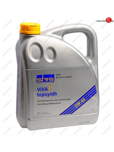 Масло моторное VIVA 1 TOPSYNTH 5W40 синт.4л SRS SRS 4033885000458