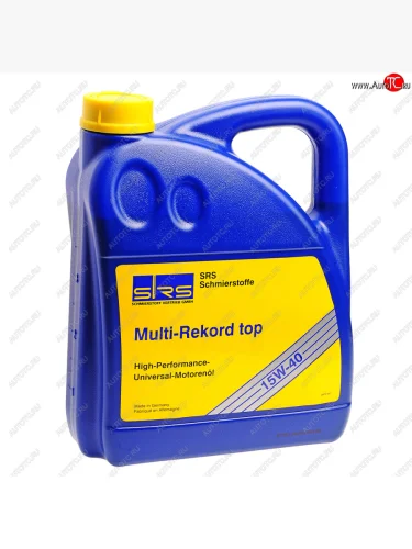 Масло моторное MULTI-REKORD Top 15W40 мин.4л SRS SRS 4033885000564 SRS 4033885000564