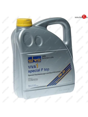 Масло моторное VIVA 1 special F Top C2 0W30 синт.4л SRS SRS 403388500168