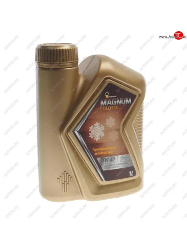 Масло моторное MAGNUM Coldtec 5W40 SNCF синт.1л РОСНЕФТЬ РОСНЕФТЬ 40813832