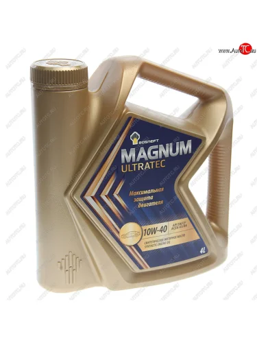 Масло моторное MAGNUM Ultratec 10W40 SNCFA3B4 синт.4л РОСНЕФТЬ РОСНЕФТЬ 40814942