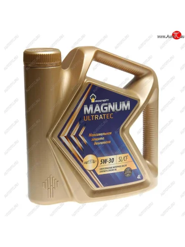 Масло моторное MAGNUM Ultratec 5W30 SLCFA5B5 синт.4л РОСНЕФТЬ РОСНЕФТЬ 40815342
