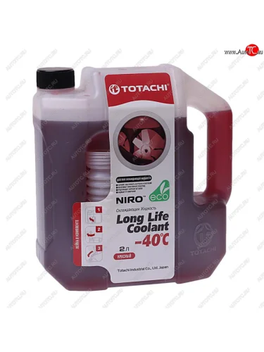 Антифриз красный -40C 2л SUPER LLC NIRO TOTACHI TOTACHI 41802