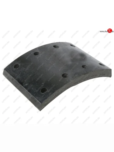 Накладка тормозной колодки ЗИЛ-130 задней сверленая Wшир.=140мм;Lдуги=204мм;hтолщ.=1217мм ТИИР ТИИР 4331-3502105-10