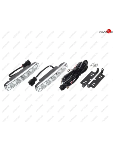 Огни ходовые дневного света 12V 5 светодиодов AVS AVS 43473