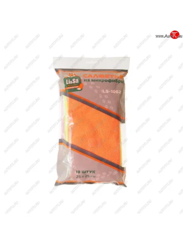 Салфетка микрофибра универсальная 25х25см (10шт.) LI-SA LI-SA 4443047388
