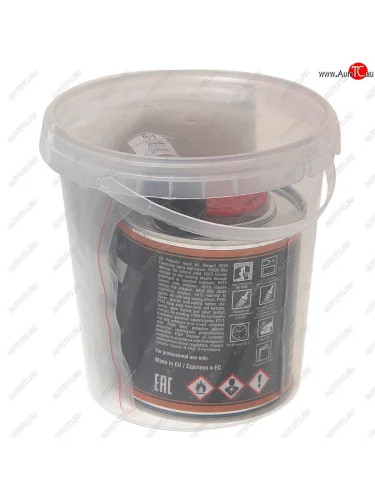 Комплект для ремонта сквозной коррозии смола 0.25кг + стекломат100г0.25м + отвердитель 5г MAXTOR MAXTOR 4480 kit